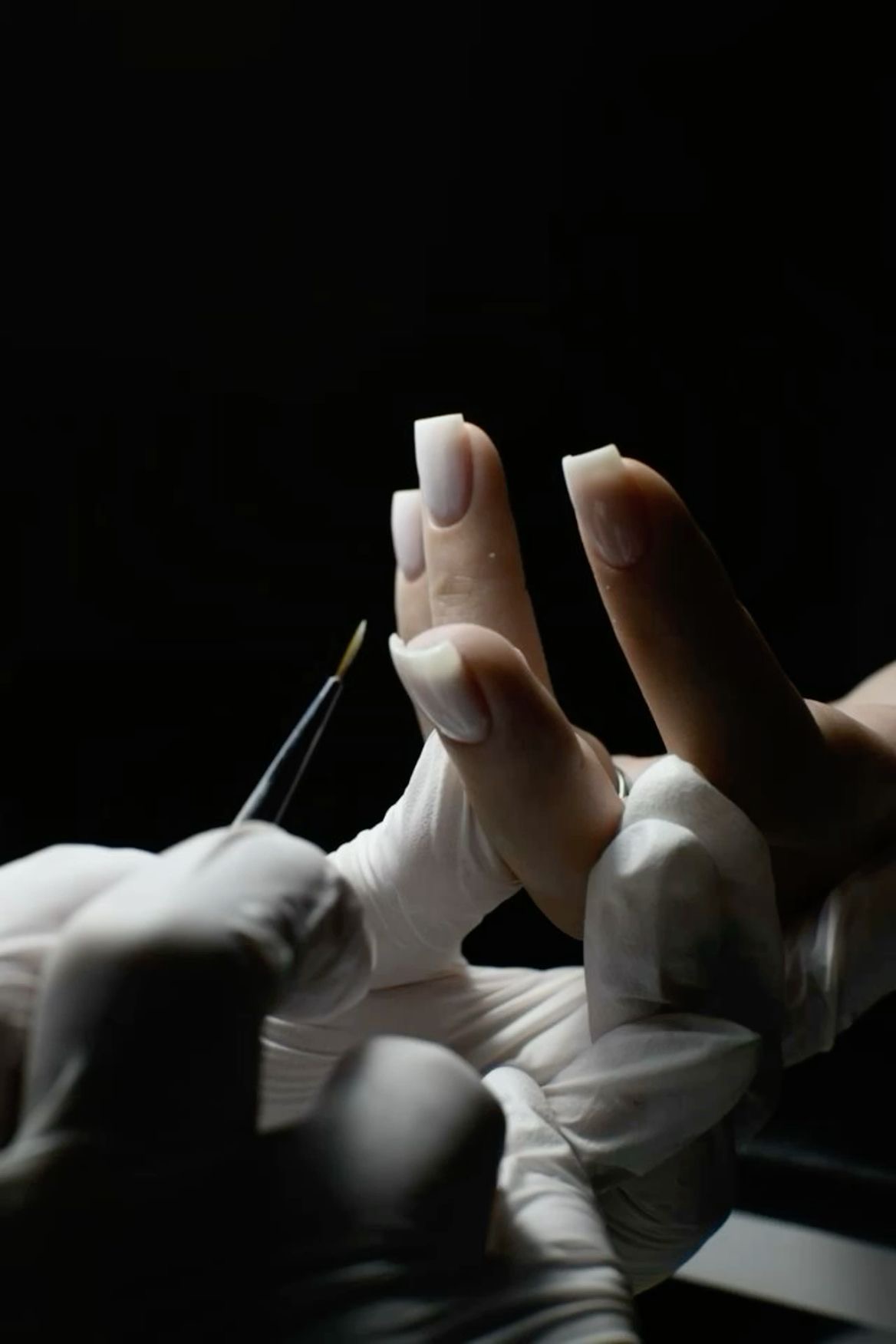 کاشت اولیه ناخن با لمینت