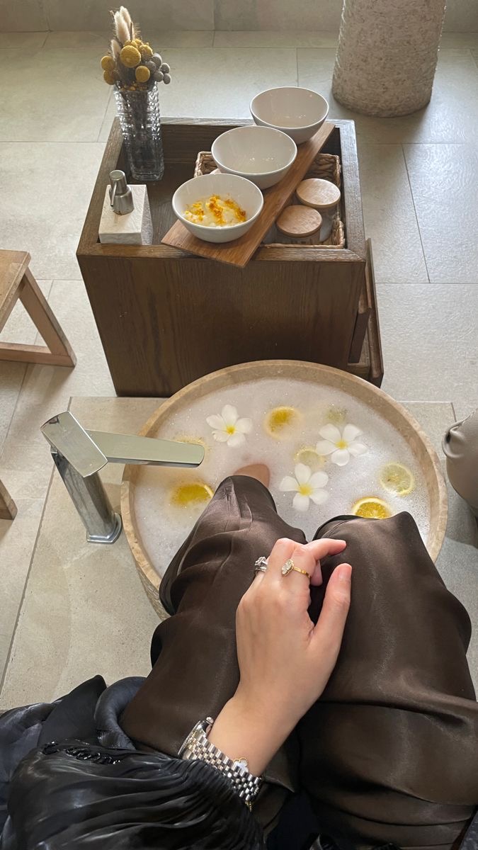 پدیکور خیس بدون ژلیش